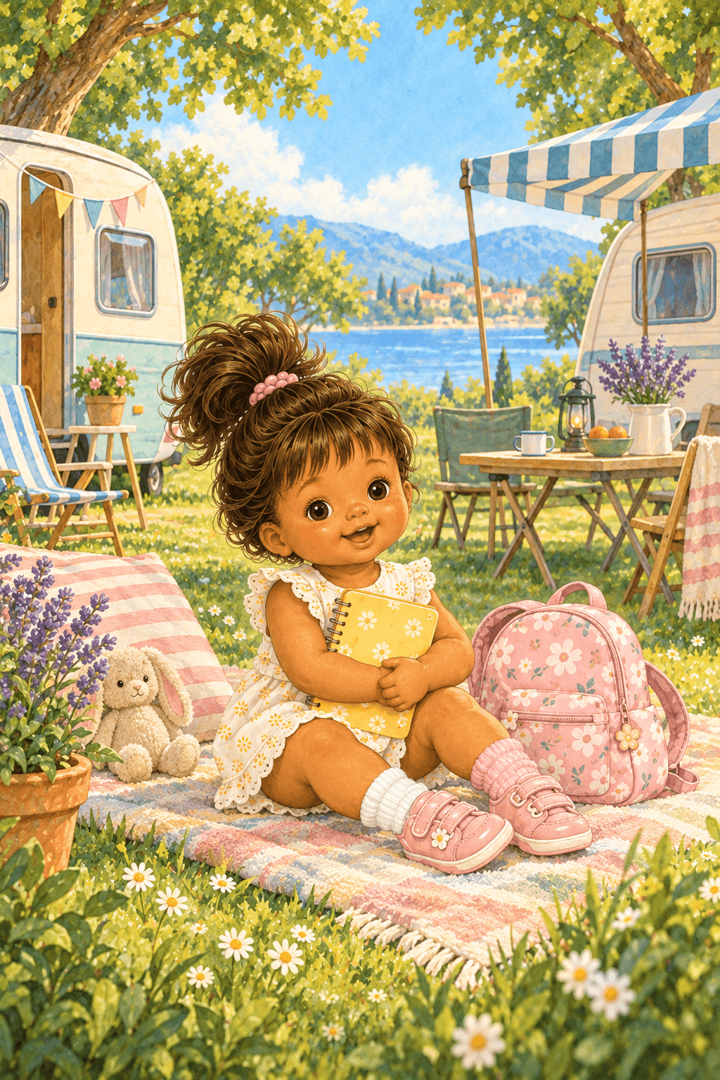 Portada de Kuki y el verano en camping